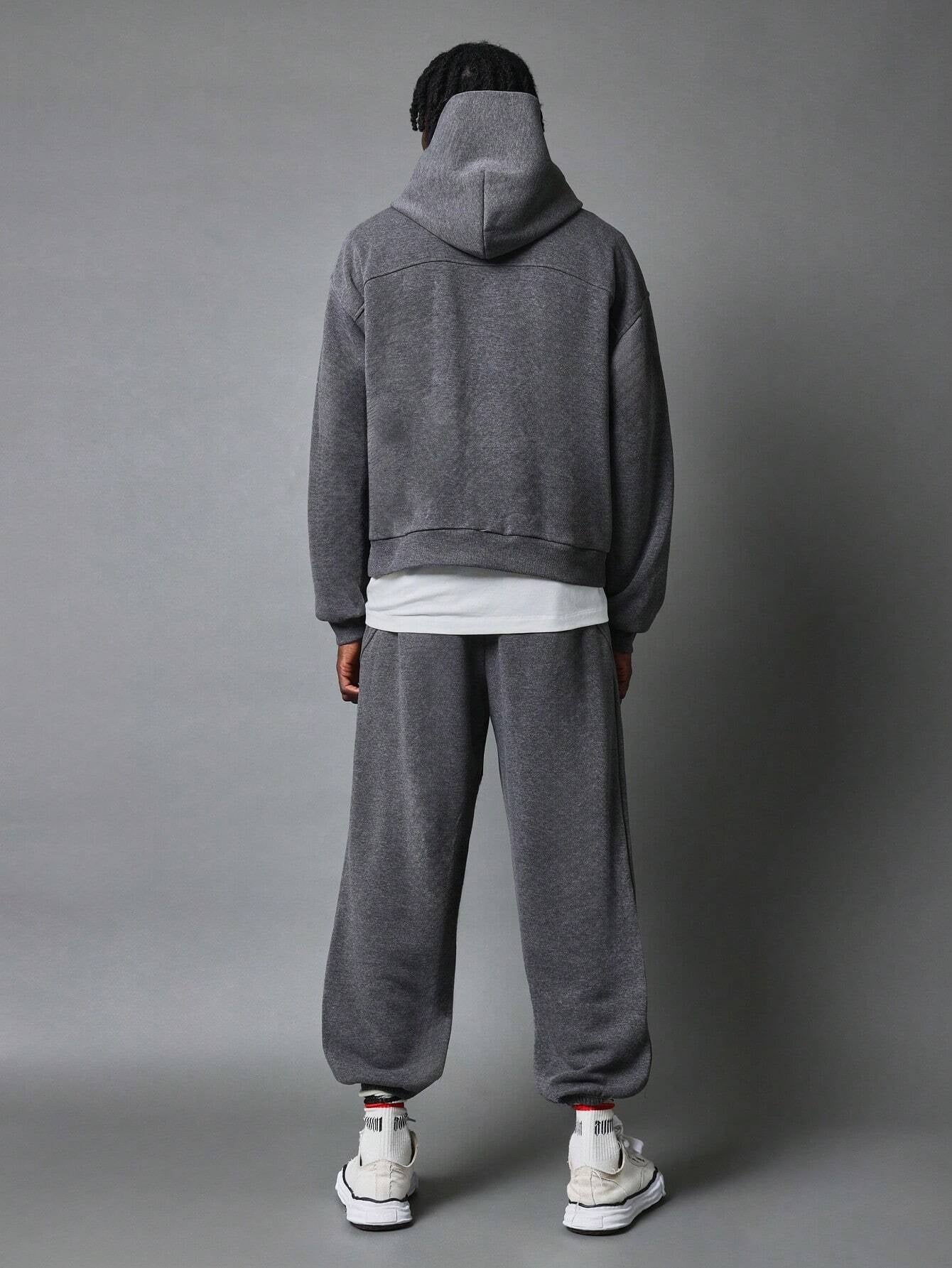 Conjunto SMWN Oversized Zíper Parcial Jogger