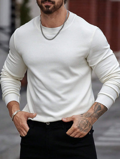 Camiseta CasualCool Luxury Masculina de Manga Longa