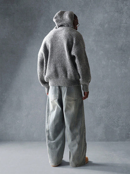 Suéter SMWN Capuz Tricotado Greys