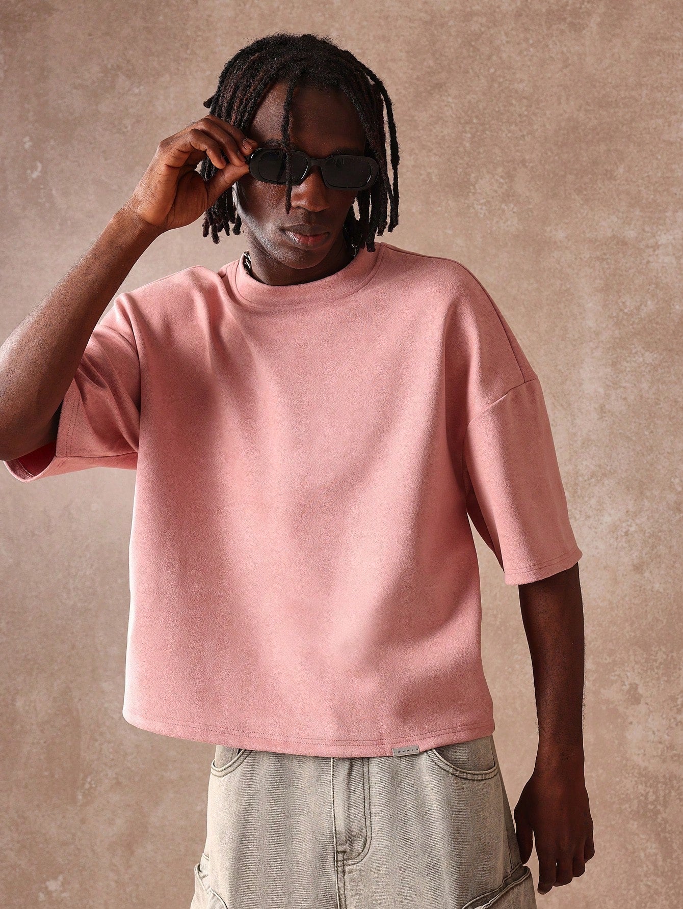 Camiseta Boxy Oversized Veludo