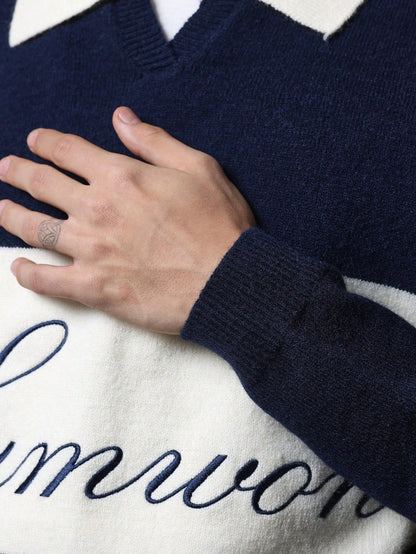 Suéter SMWN Polo de Malha Universitária