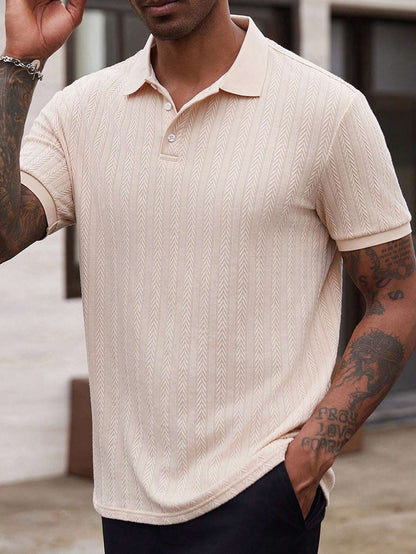 Camisa CasualCool polo casual de manga curta Social