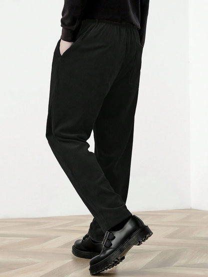 Calça Mode Longa Casual Veludo