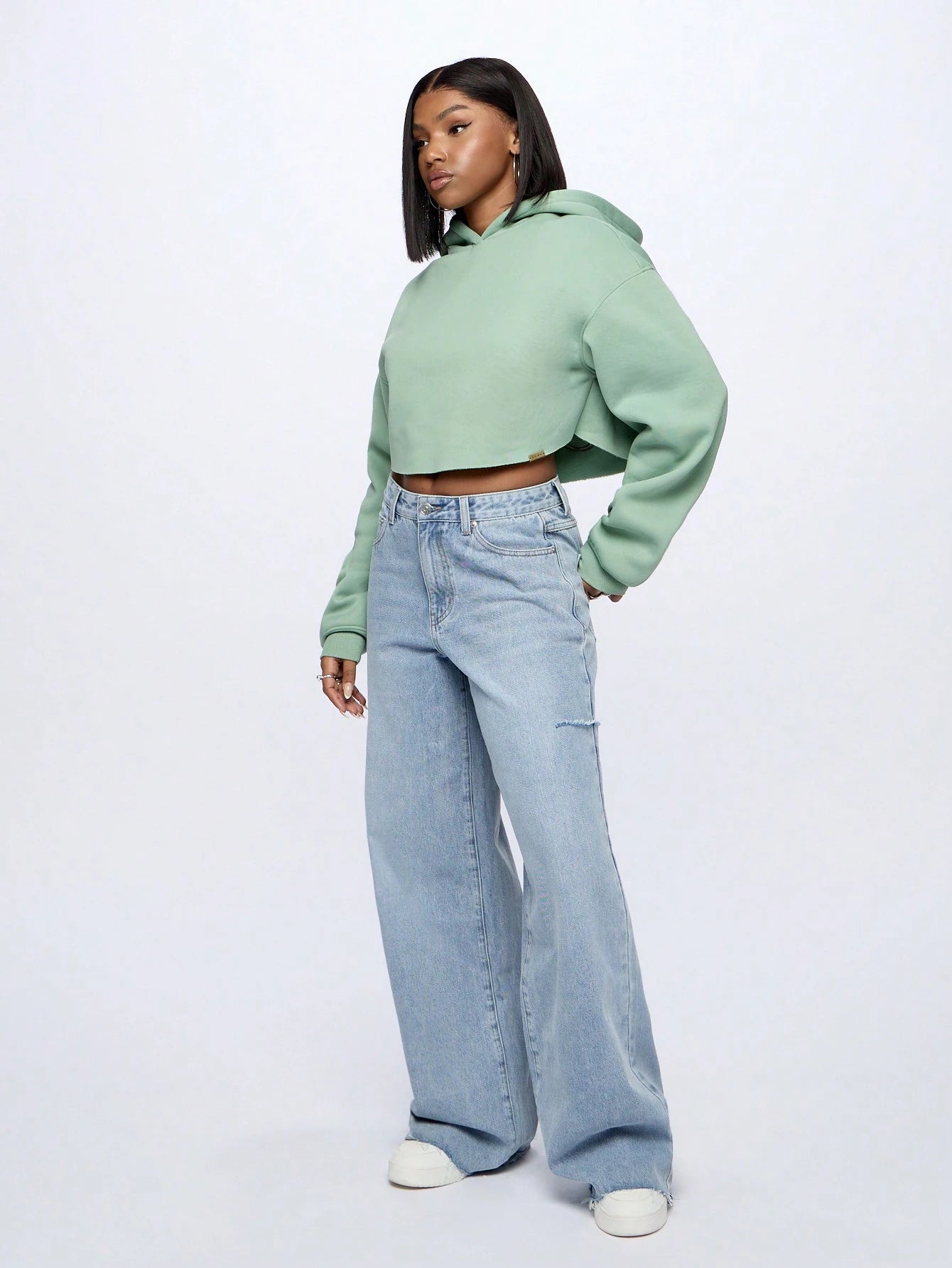 Moletom Oversized Cropped Loungewear