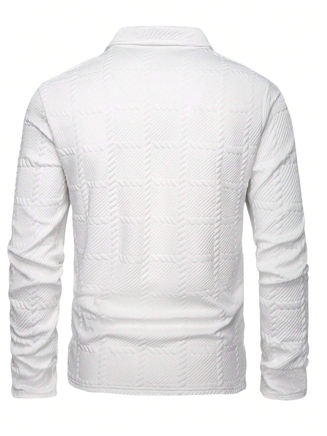 Camisa Polo de Manga Longa Casual