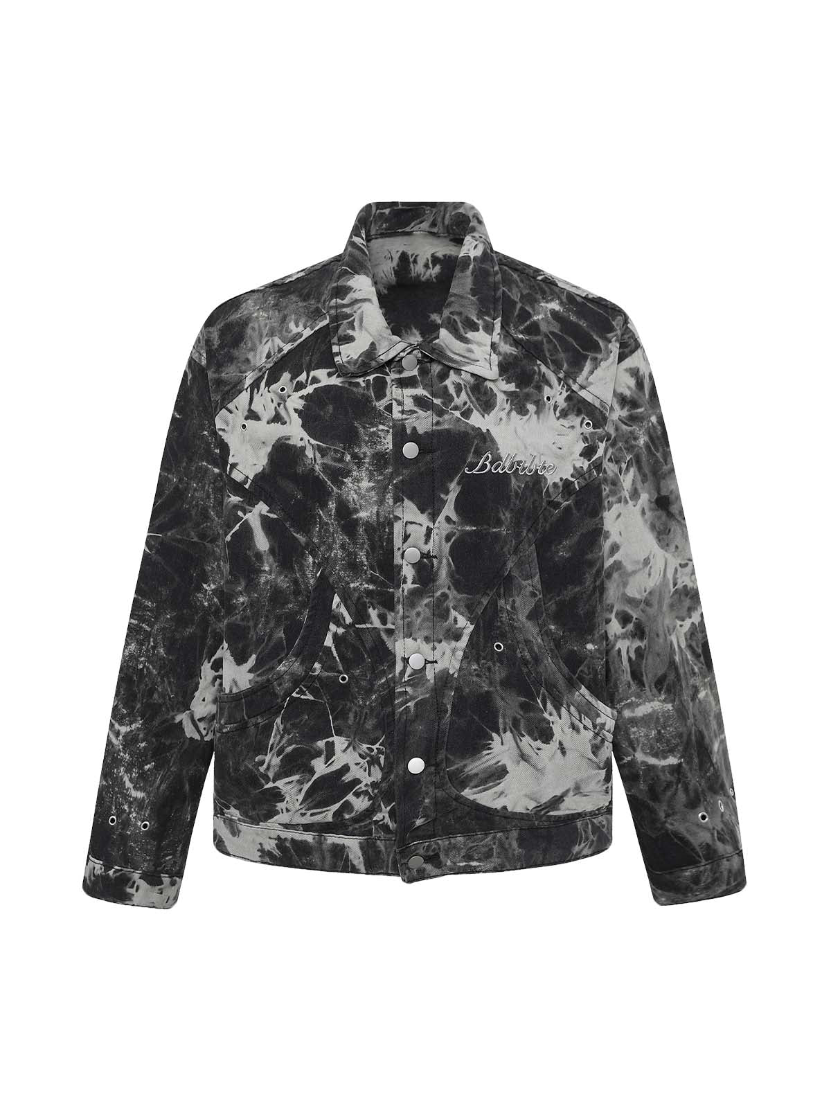 Jaqueta Vintage Letter Embroidered