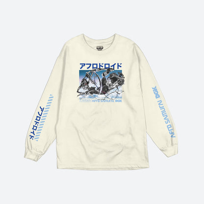 Afro vs. Afro Droid Long Sleeve T-Shirt