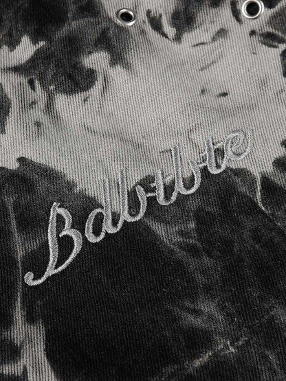 Jaqueta Vintage Letter Embroidered