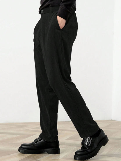 Calça Mode Longa Casual Veludo