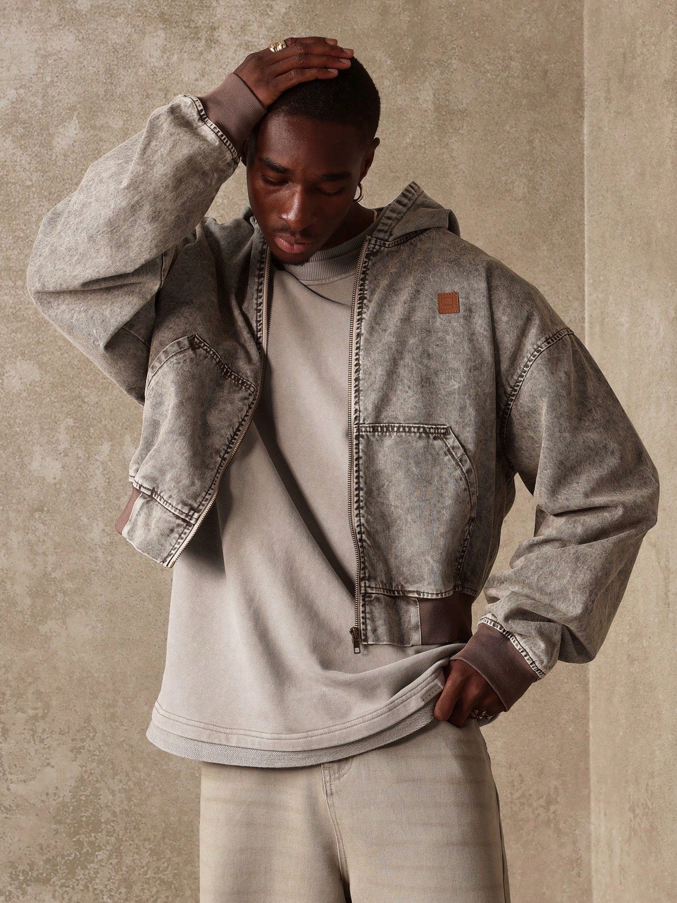 Moletom SMWN Bomber Crop Fit