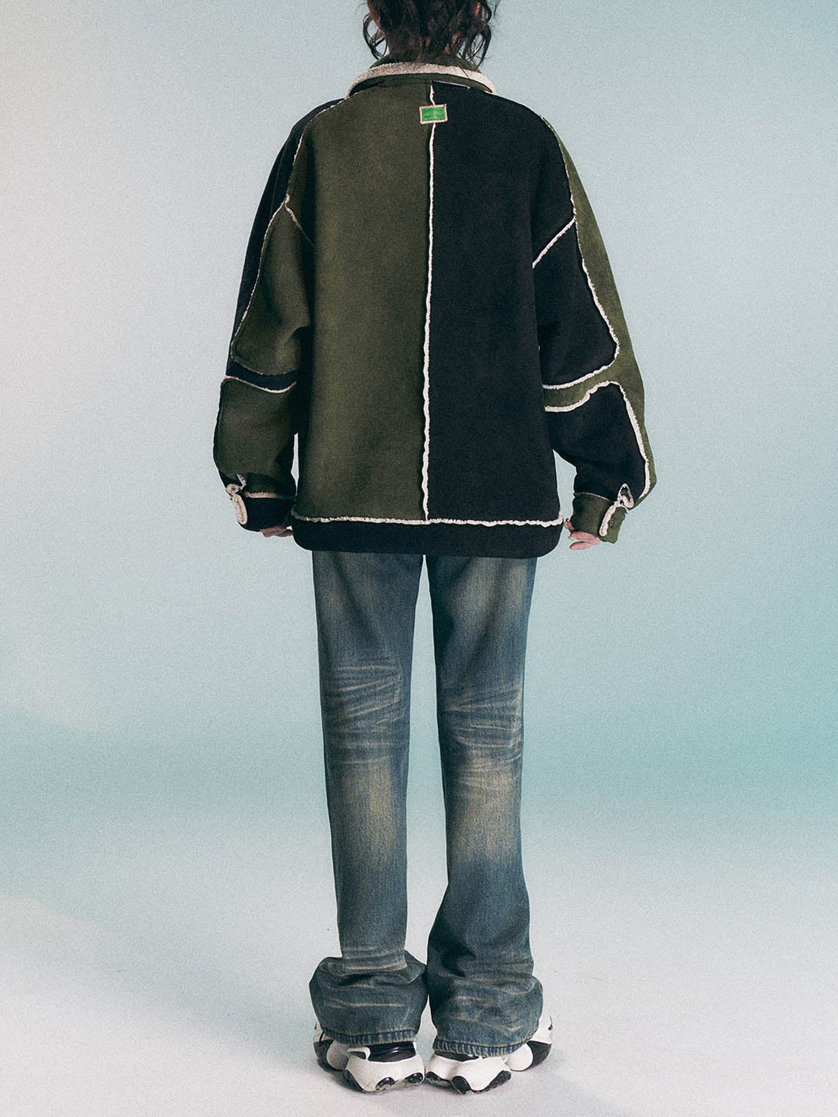 Jaqueta Floral Suede Fleece