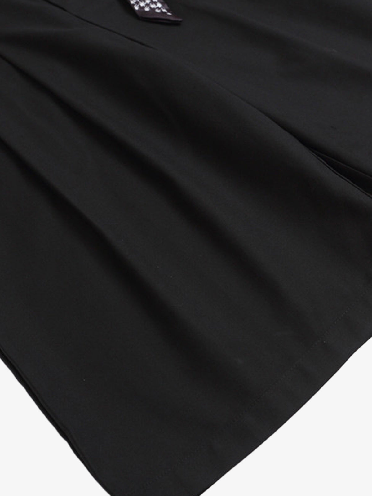 Pleated Design Pendant Decoration Baggy Shorts