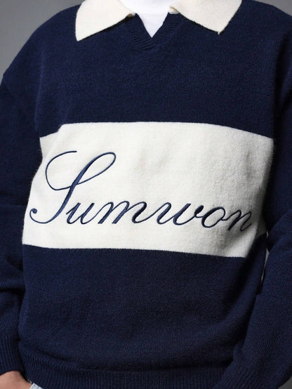 Suéter SMWN Polo de Malha Universitária