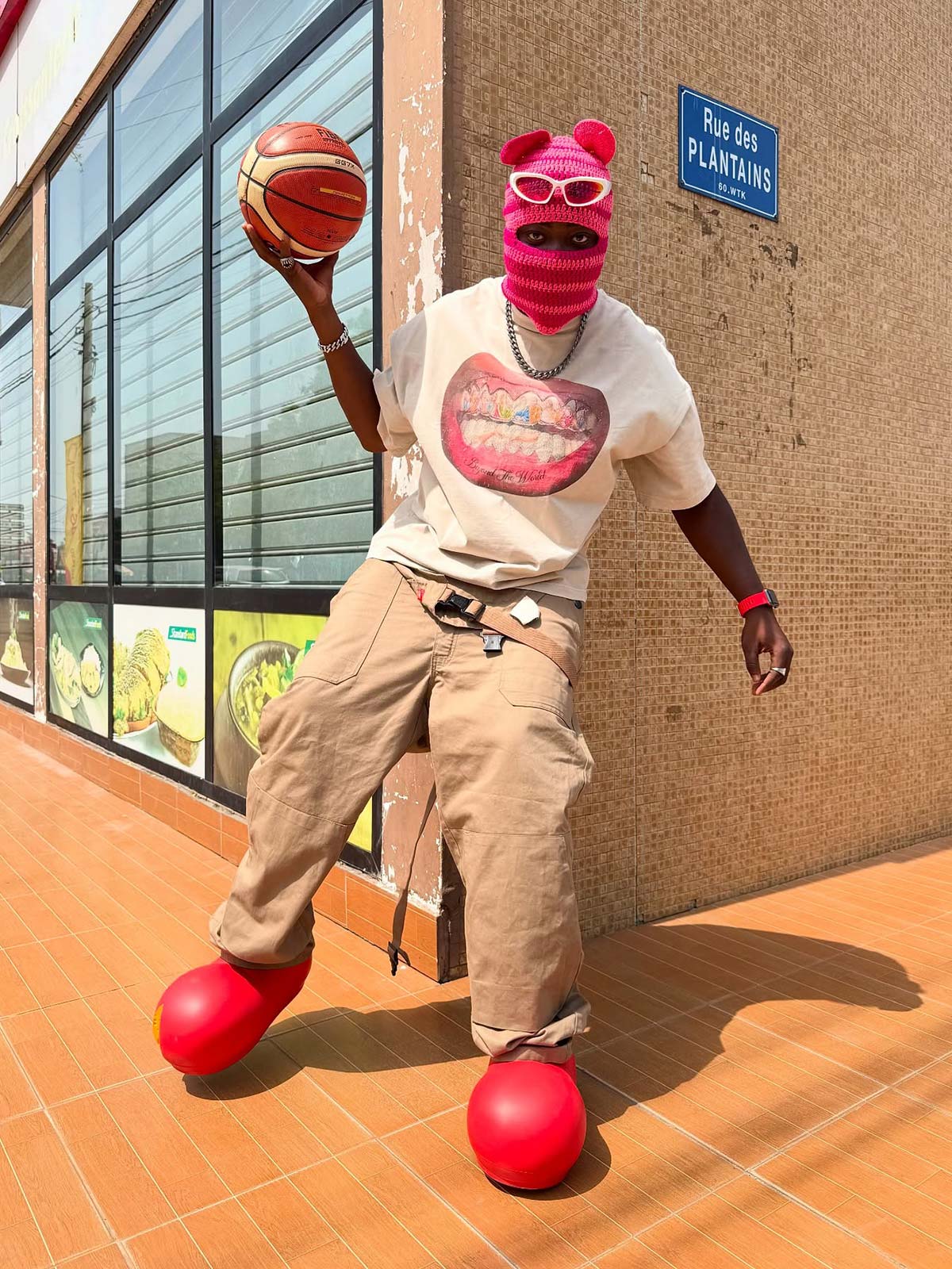 Camiseta Diamond Tooth Pattern