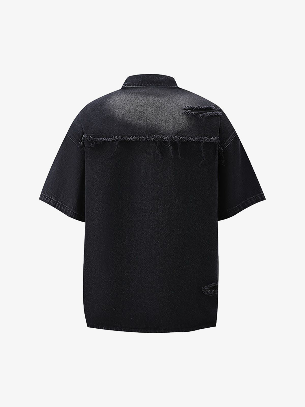 Distressed Ripped Denim Suit - 2460