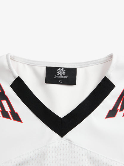 Camiseta Contrast Color Jersey S7ven White