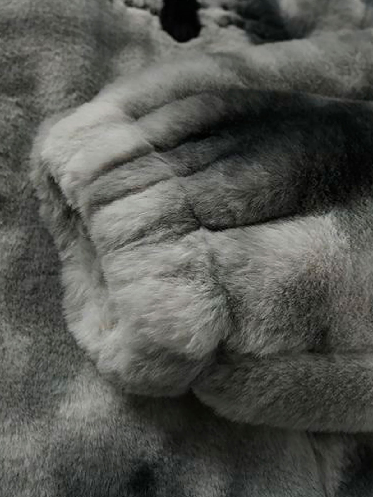 Jaqueta Heavy-Duty Faux Lambswool Tie-Dye Urban