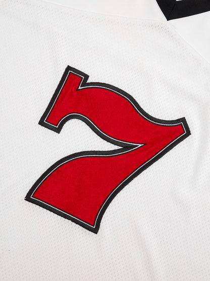 Camiseta Contrast Color Jersey S7ven White