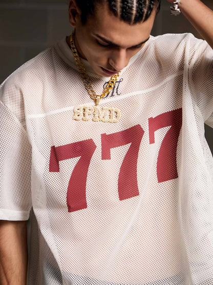 Camiseta Jersey Letter 777