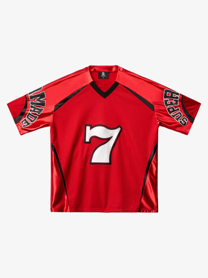 Camiseta Sports Jersey Red Super Seven