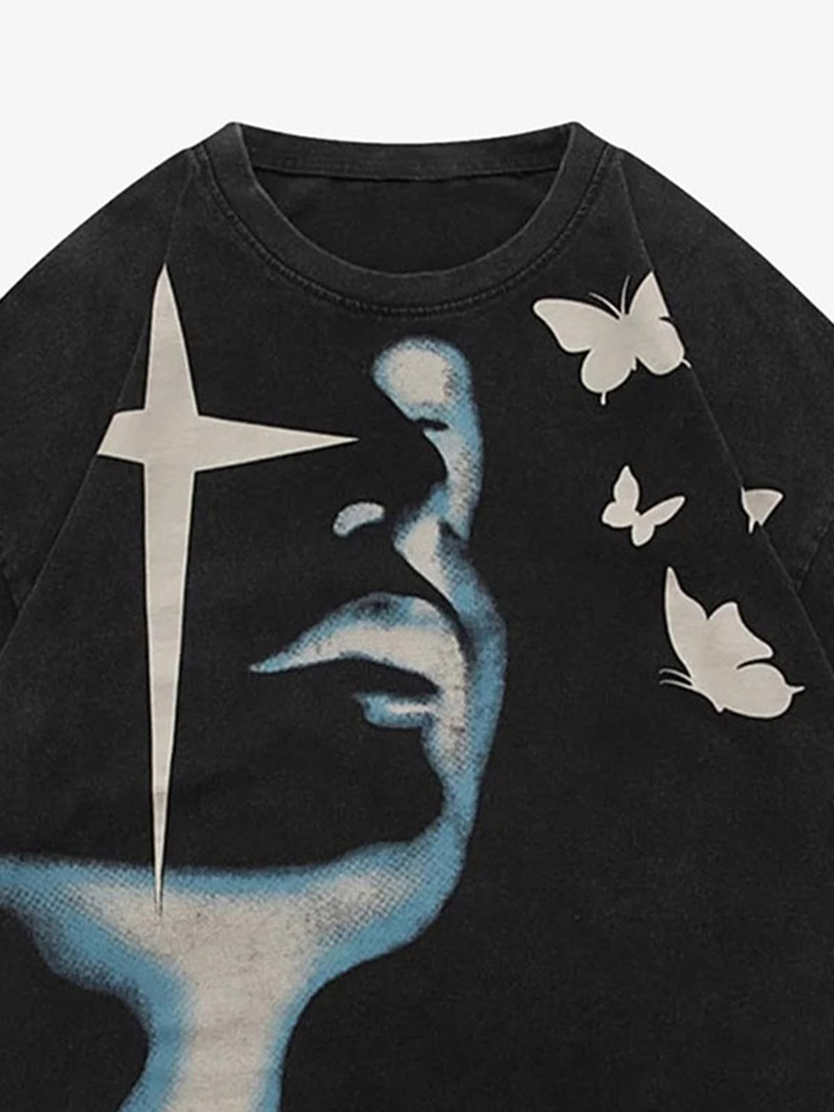 Camiseta Oversized Abstract Portrait