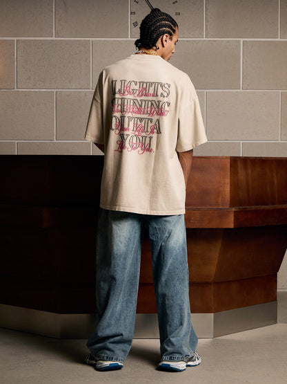 Camiseta Diamond Tooth Pattern