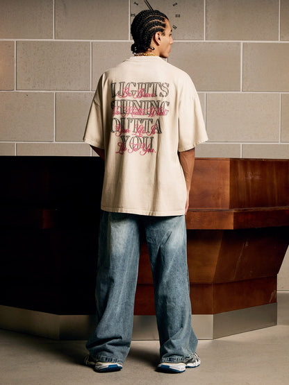 Camiseta Diamond Tooth Pattern