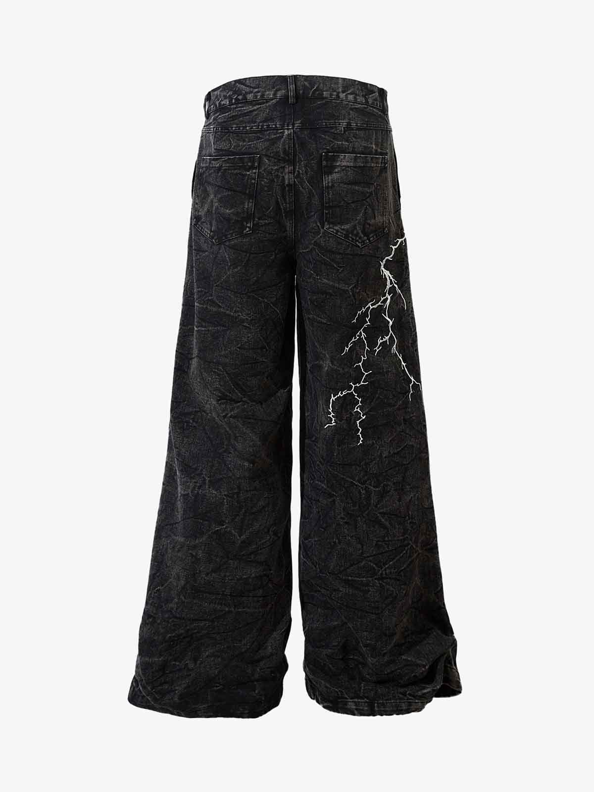 Calça High Street Hip-hop Distressed