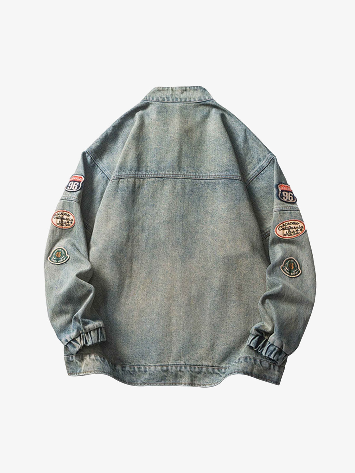 Jaqueta Embroidered Do-over Denim Jacket - 1911