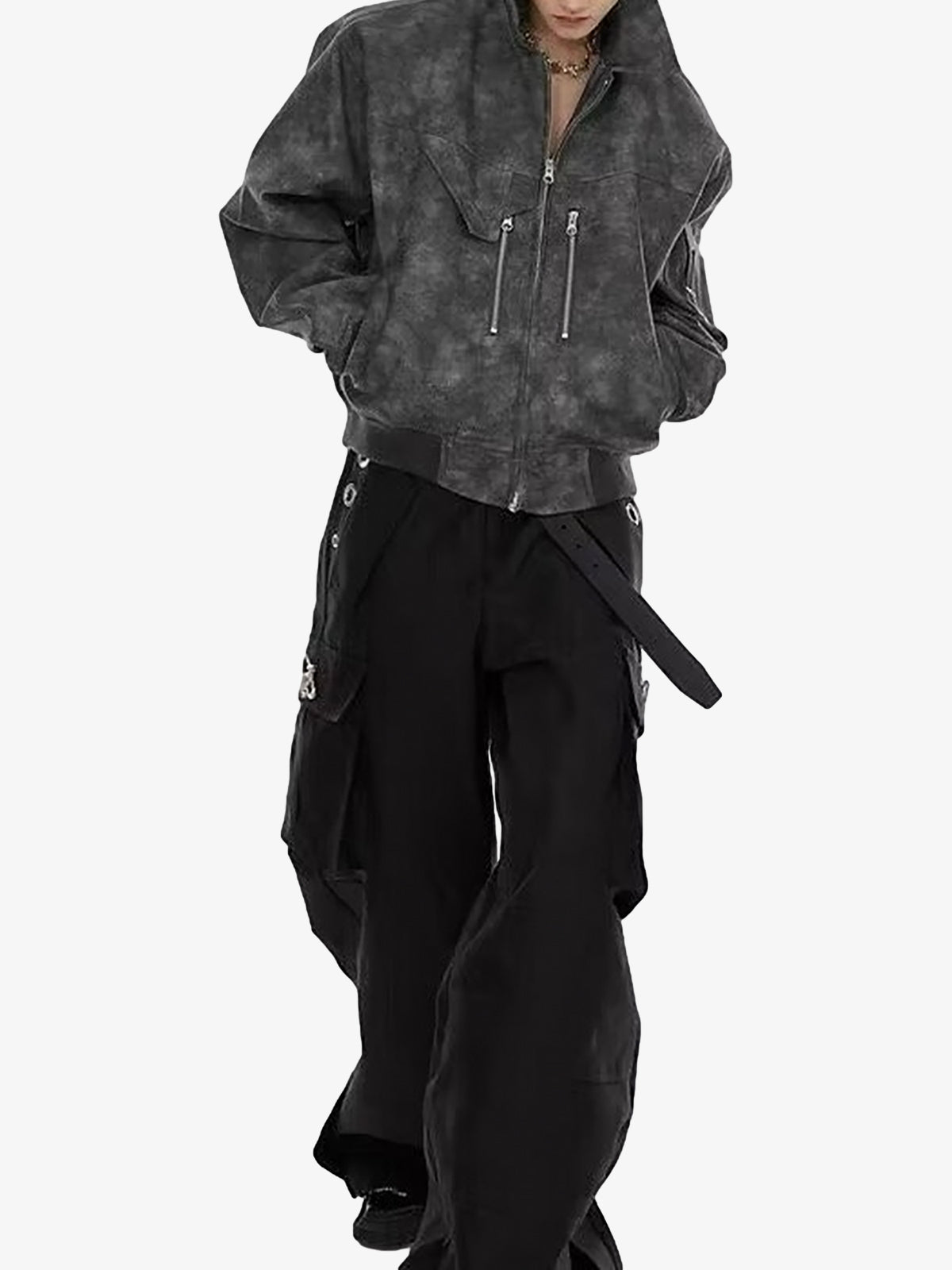 Jaqueta Vintage Motorcycle Suede Street