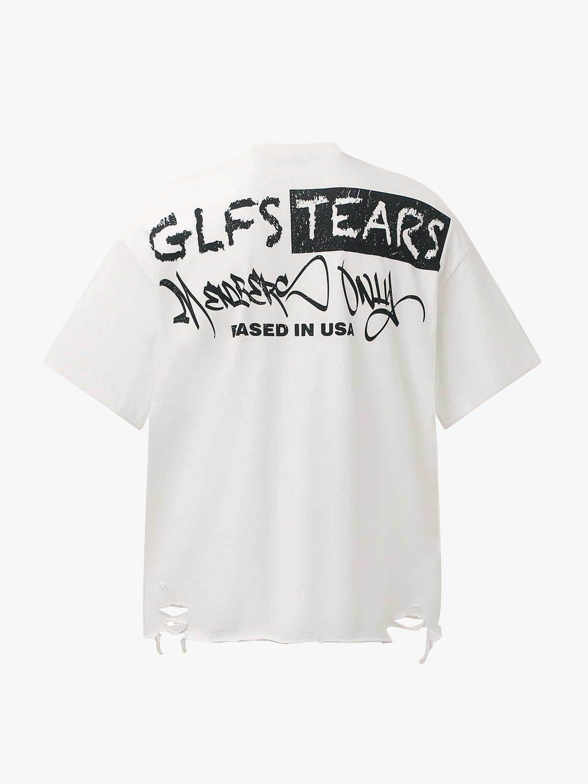 Retro Letter Lip Graphic T-Shirt