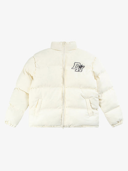 Jaqueta Puffer Retro Letter Down 1993