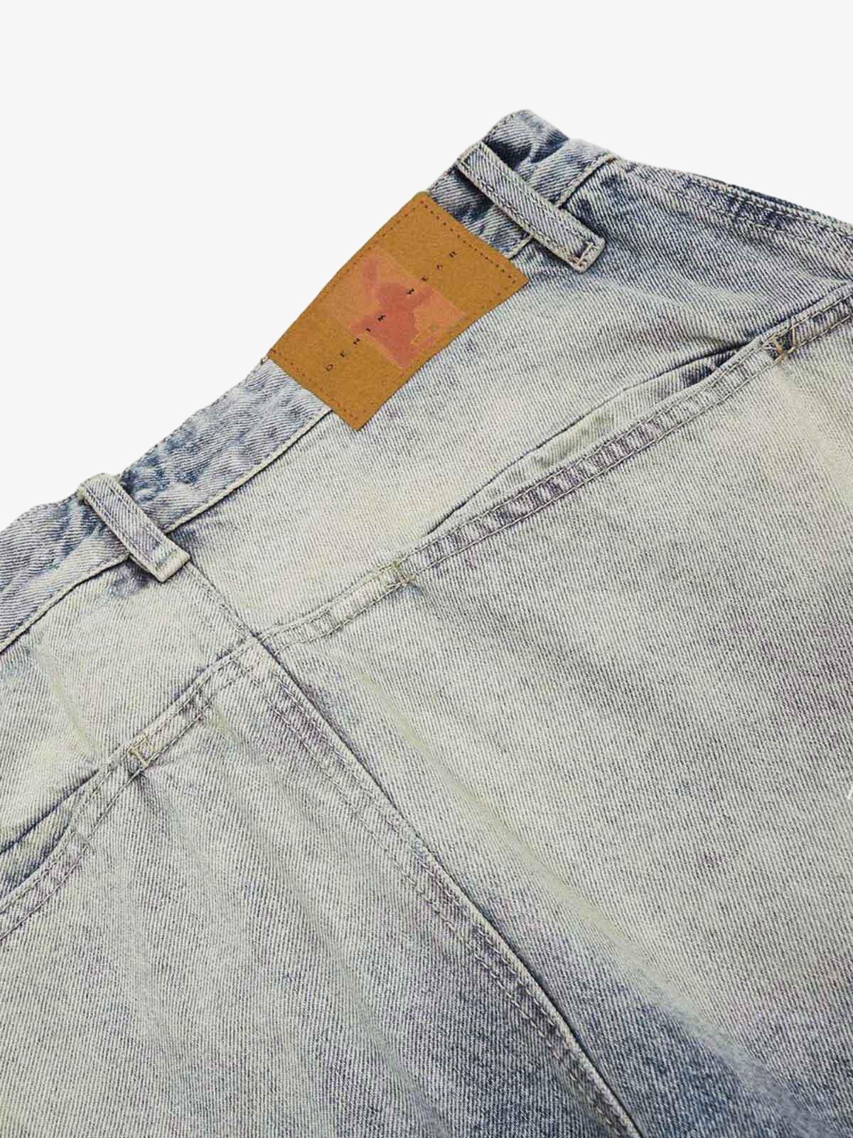 Calça Distressed Baggy Barrel Jeans