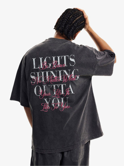 Camiseta Diamond Tooth Pattern