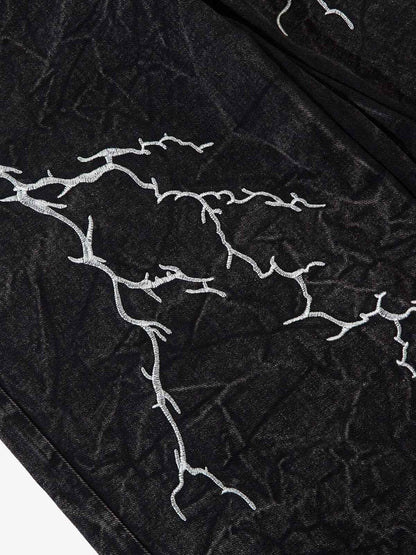 Calça High Street Hip-hop Distressed