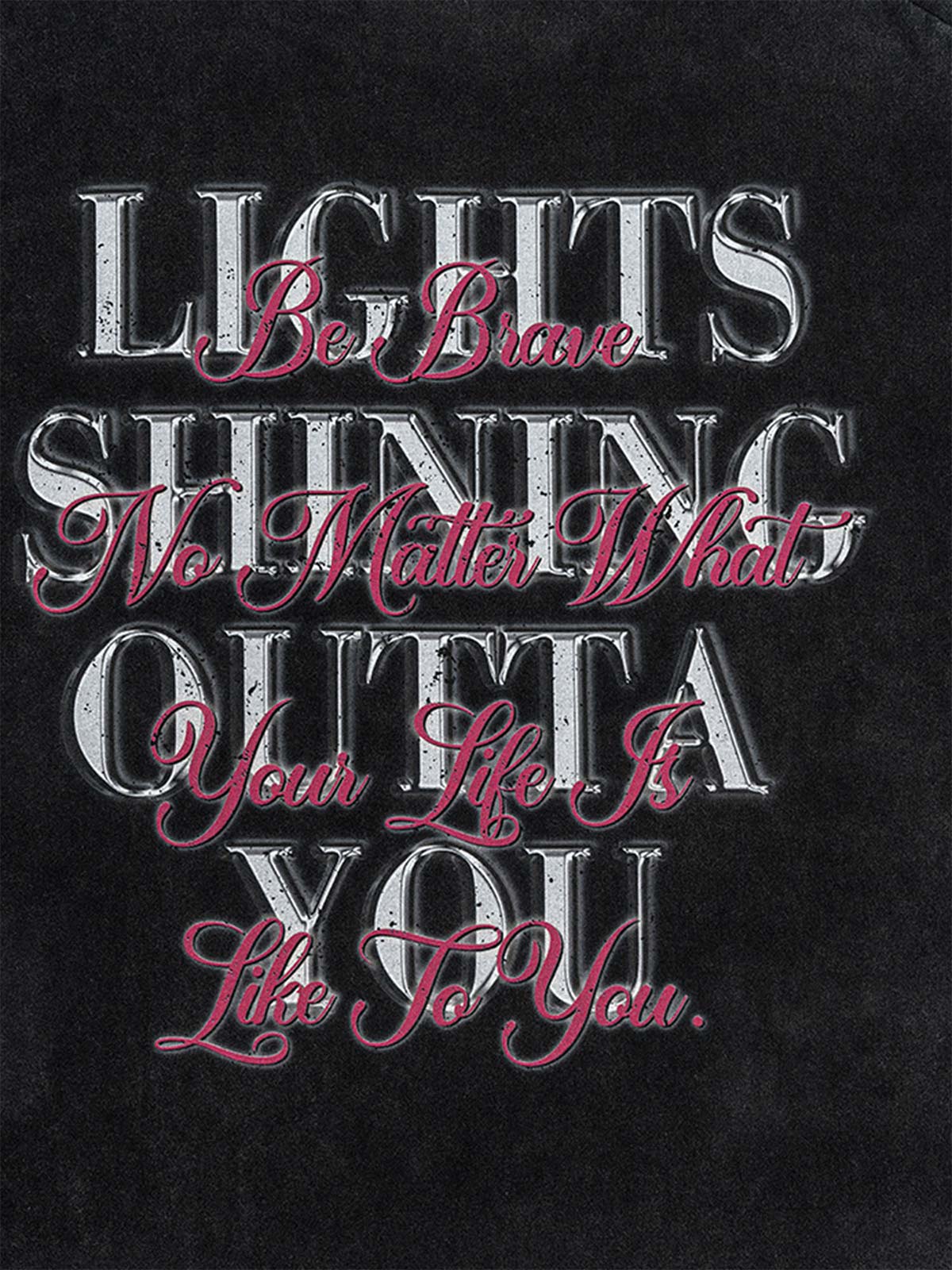 Camiseta Diamond Tooth Pattern