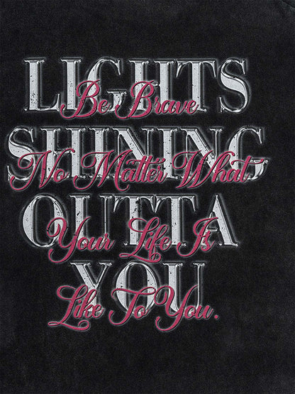 Camiseta Diamond Tooth Pattern