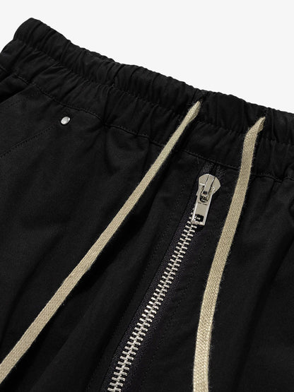 RO Style Multi-Pocket Baggy Flared Pants - 2321