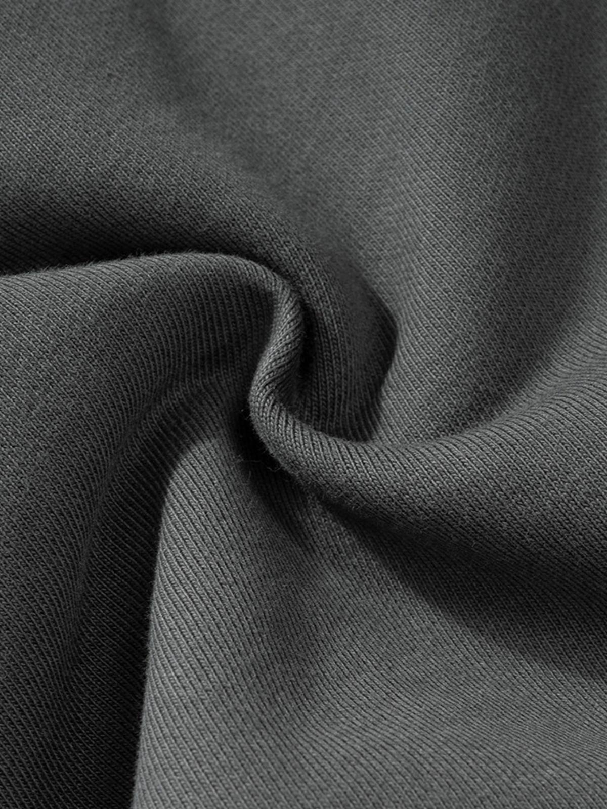 Retro Functional Zipper Slit Jort