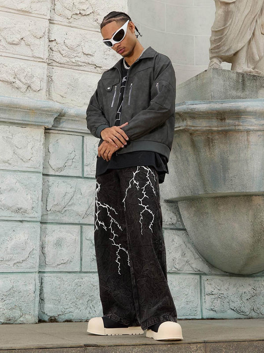 Jaqueta Vintage Motorcycle Suede Street