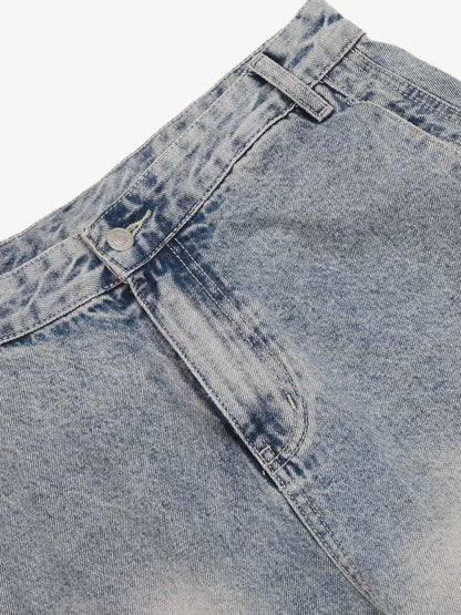 Calça Distressed Baggy Barrel Jeans