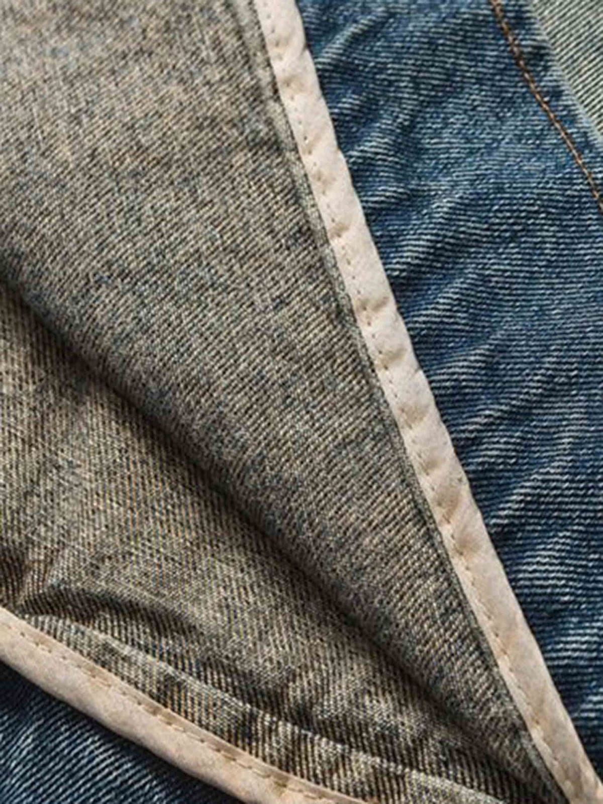 Jaqueta Embroidered Do-over Denim Jacket - 1911