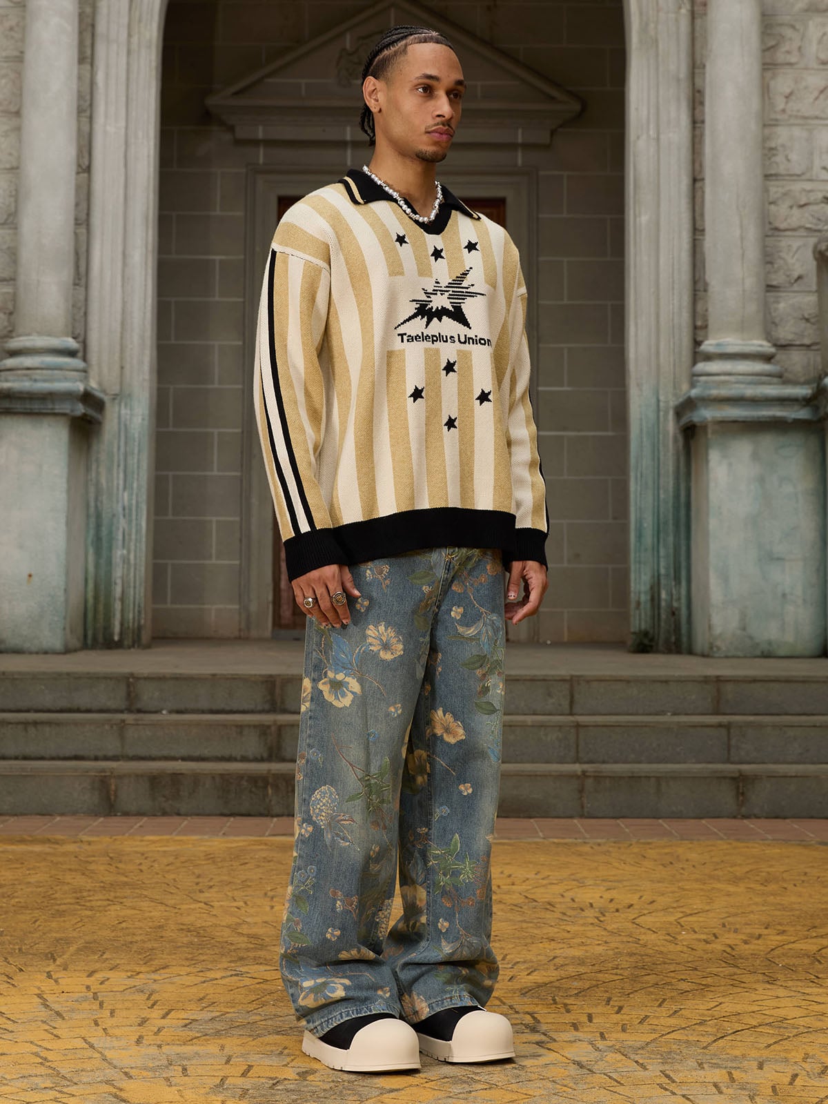 Calça Florals Carpenter Pant