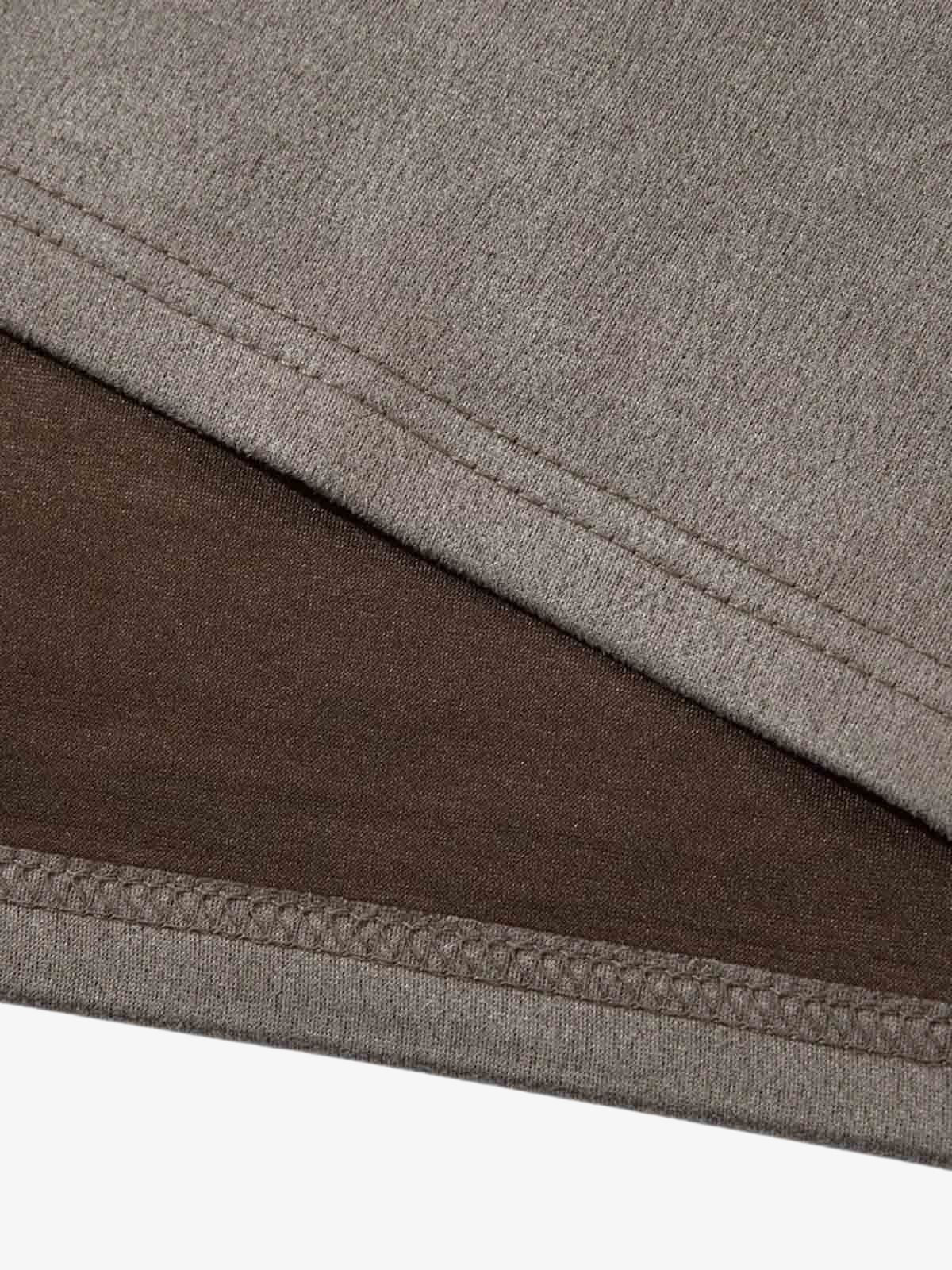 Thorn Embroidery Suede T-Shirt