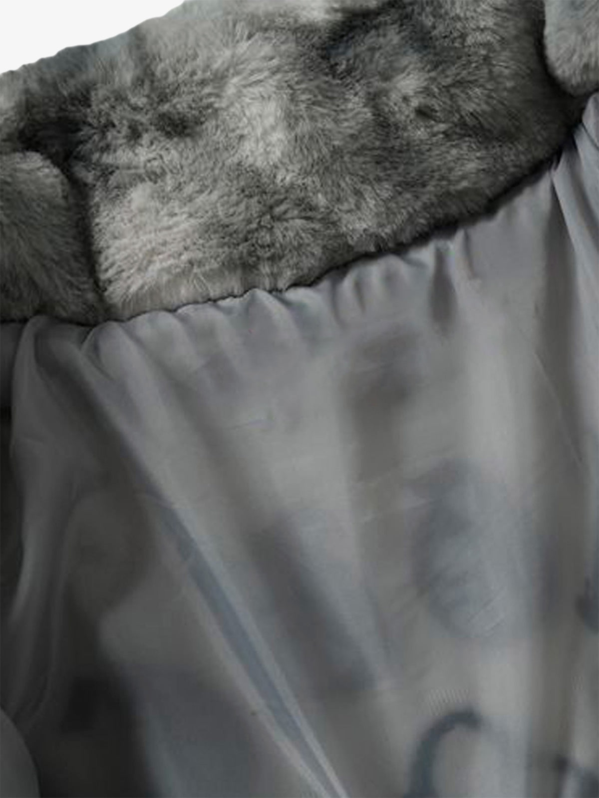 Jaqueta Heavy-Duty Faux Lambswool Tie-Dye Urban