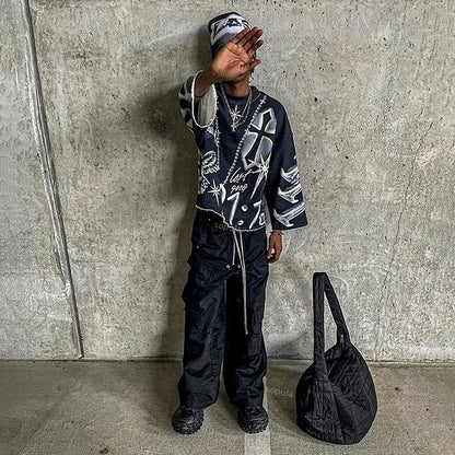 Camiseta Oversized Saint Black