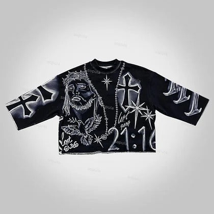 Camiseta Oversized Saint Black