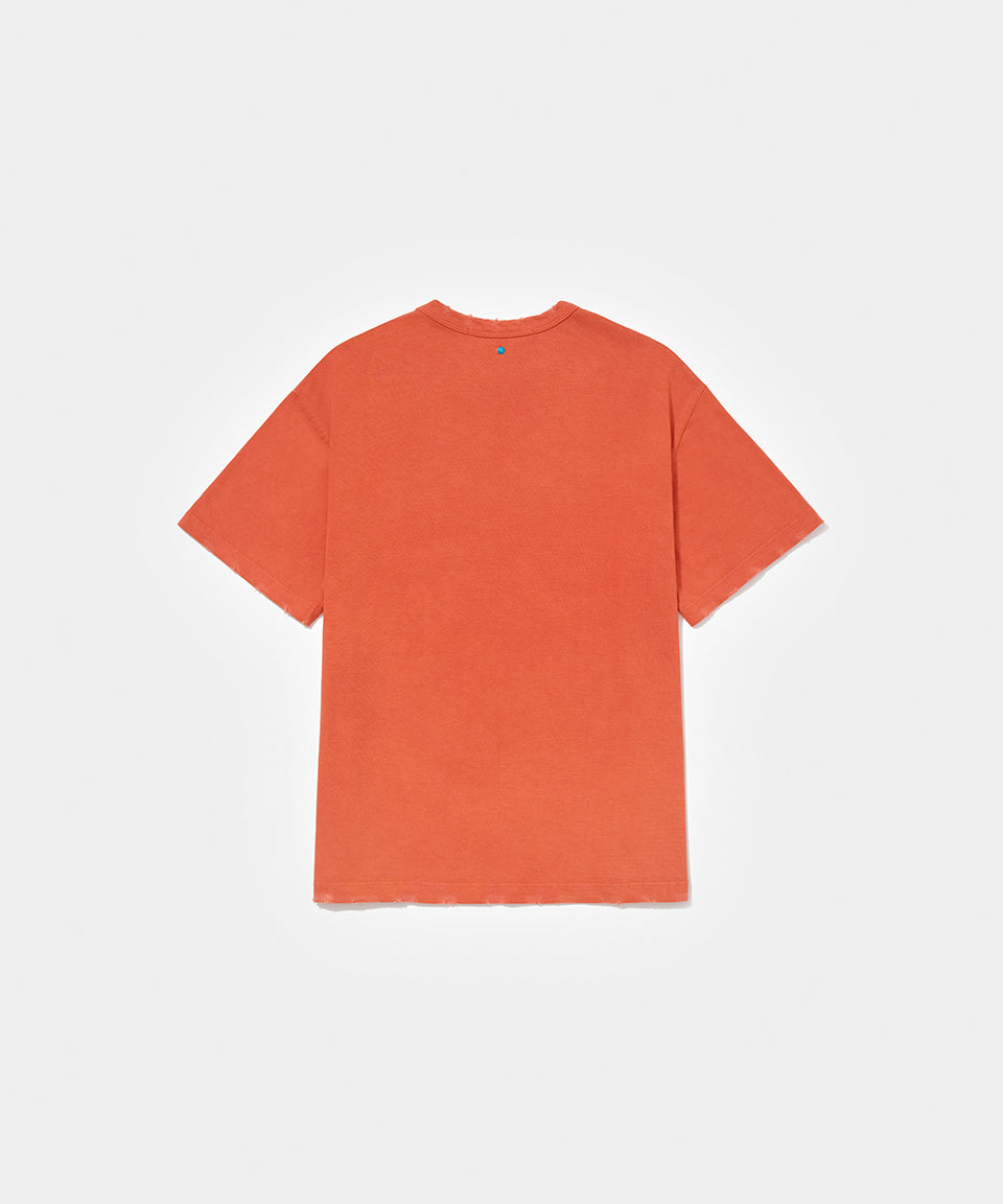 Logo T-shirt Vintage Orange