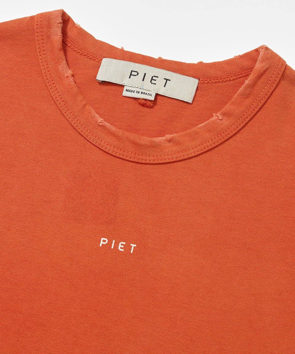 Logo T-shirt Vintage Orange