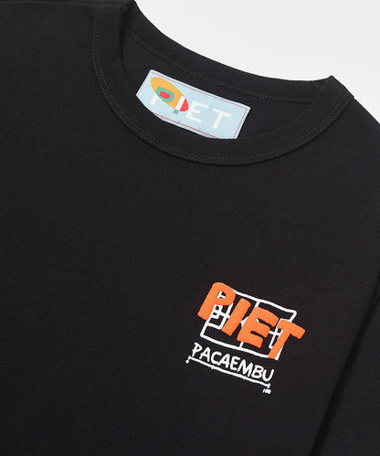 Piet + Pacaembu T-shirt - Black